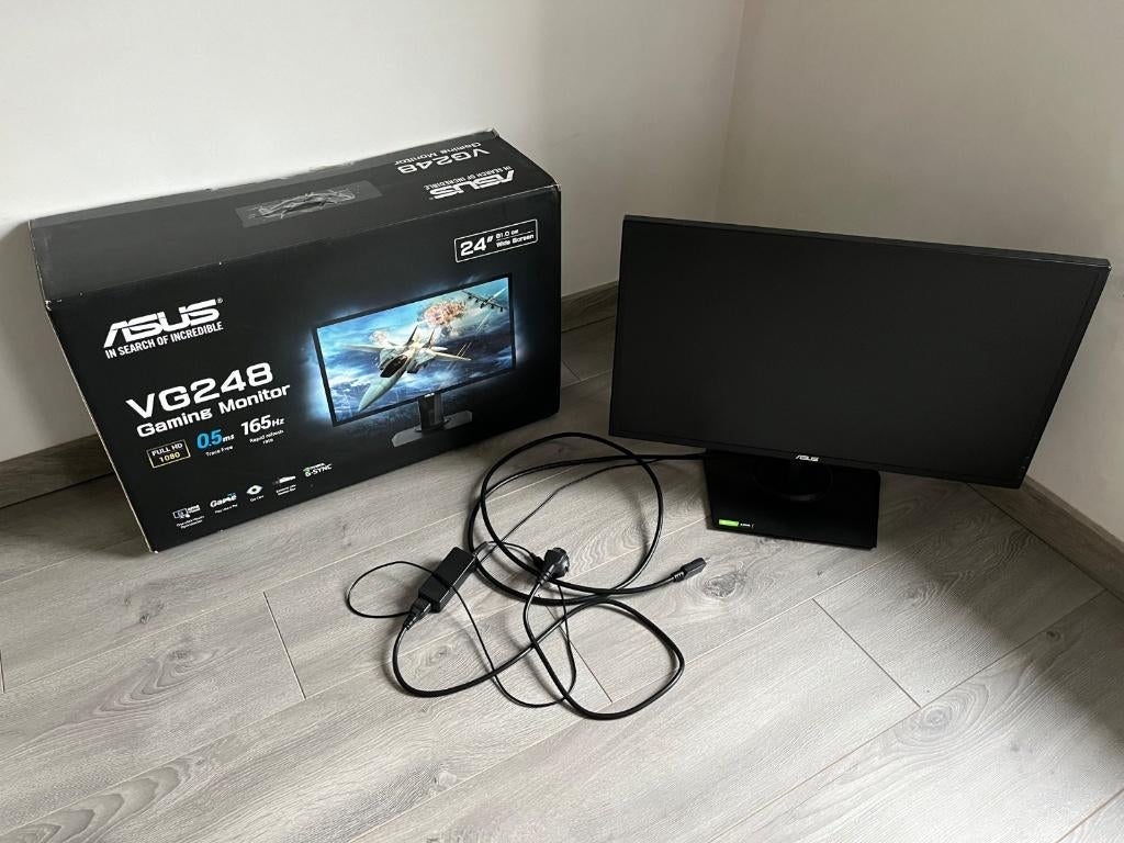 ASUS VG248QG Gaming monitor 24" 165Hz 0,5ms, Gaming, Asus, Full HD, Zo goed als nieuw