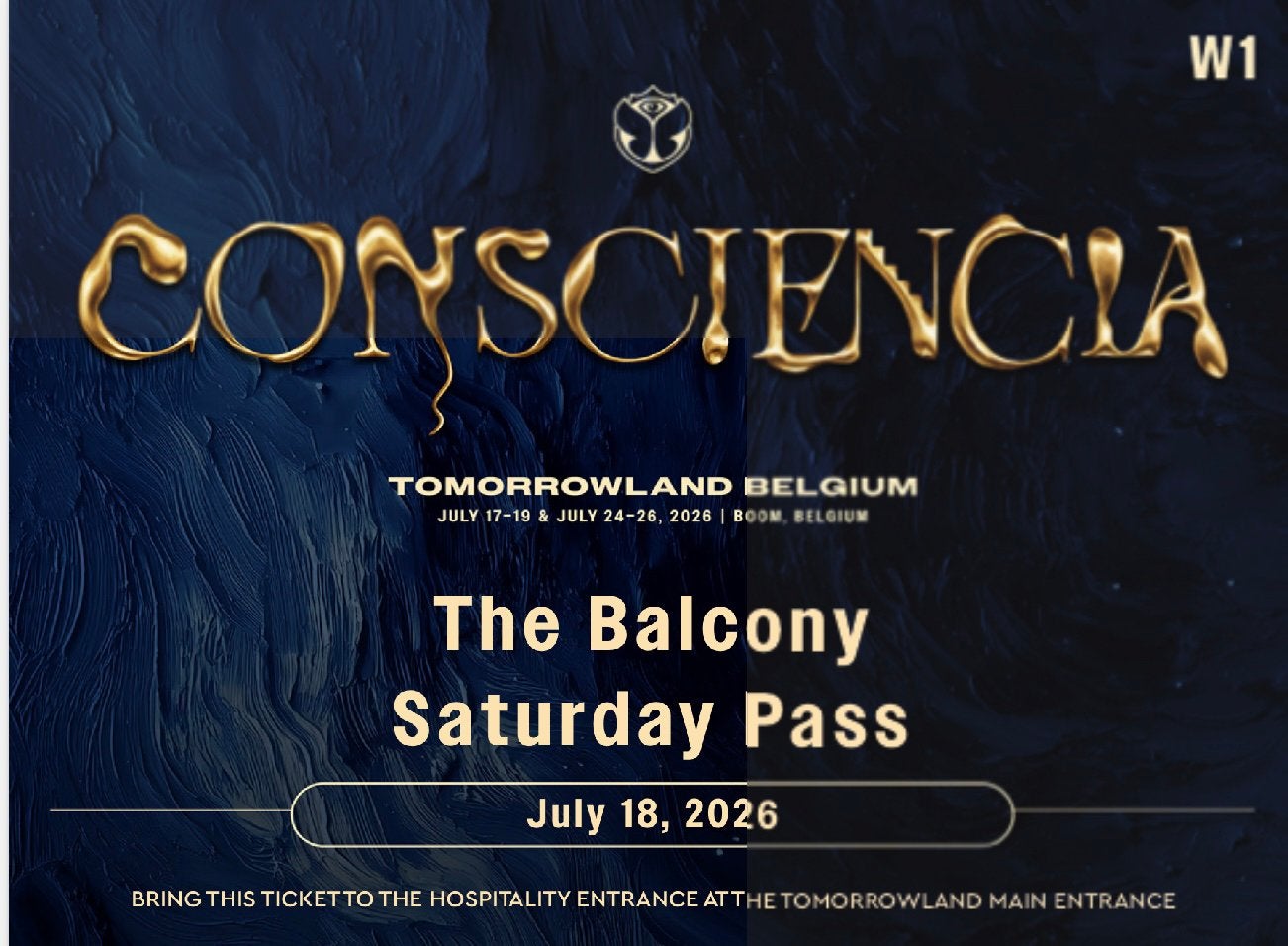 Tomorrowland 2026- 18 juillet, Tickets en Kaartjes, Concerten | Overige, Juli
