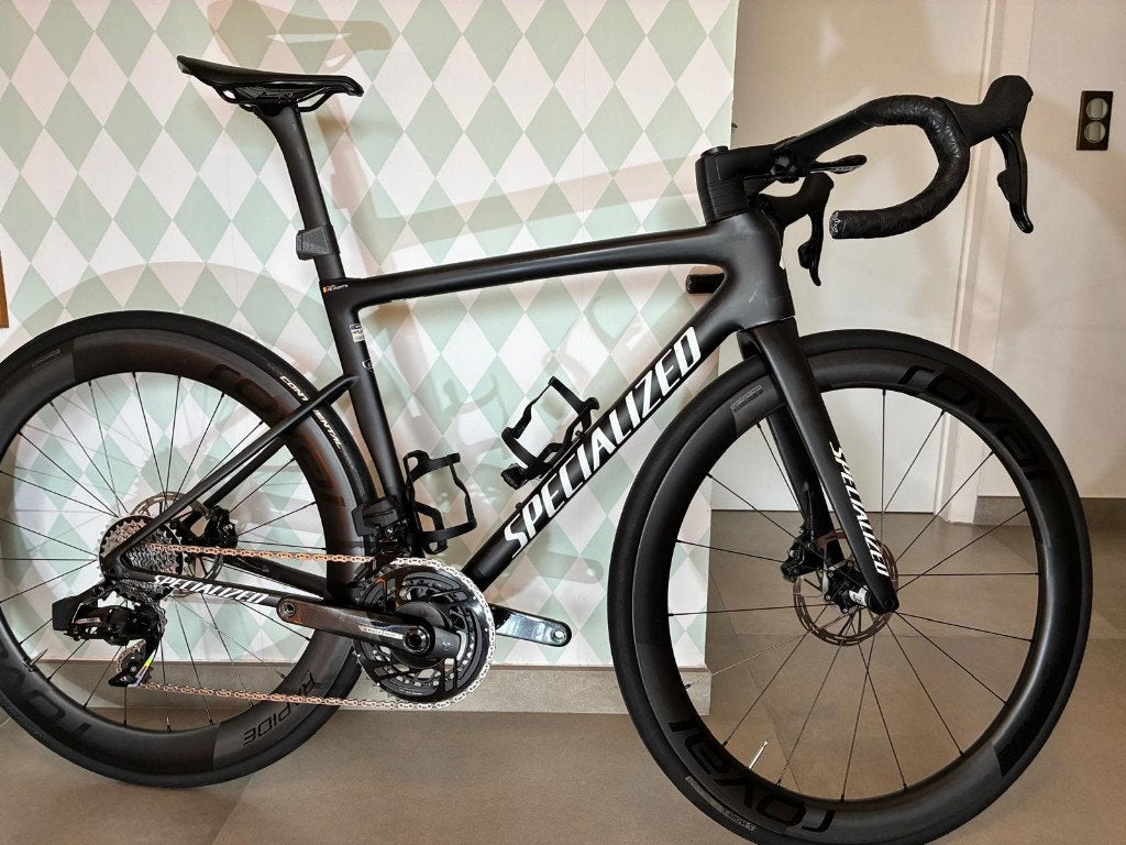Specialized Tarmac SL8 maat 54, Fietsen en Brommers, Carbon, 10 tot 15 versnellingen, Zo goed als nieuw, Schijfrem