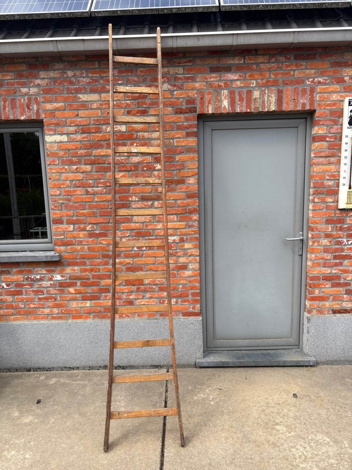 Houten ladder brouwzaal stella artois, Ophalen, Gebruikt, Ladder, 2 tot 4 meter