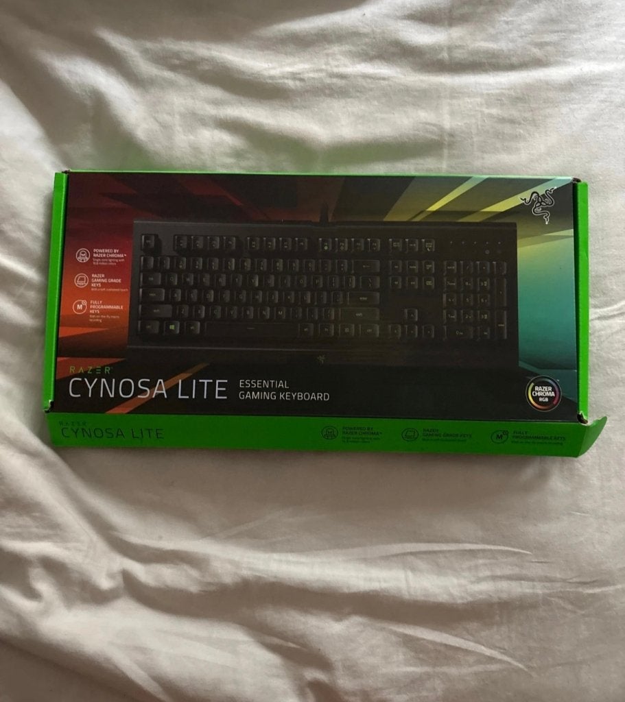 Gaming keyboard Razer cynosa lite, Informatique & Logiciels, Neuf, Enlèvement ou Envoi, Razer, Qwerty