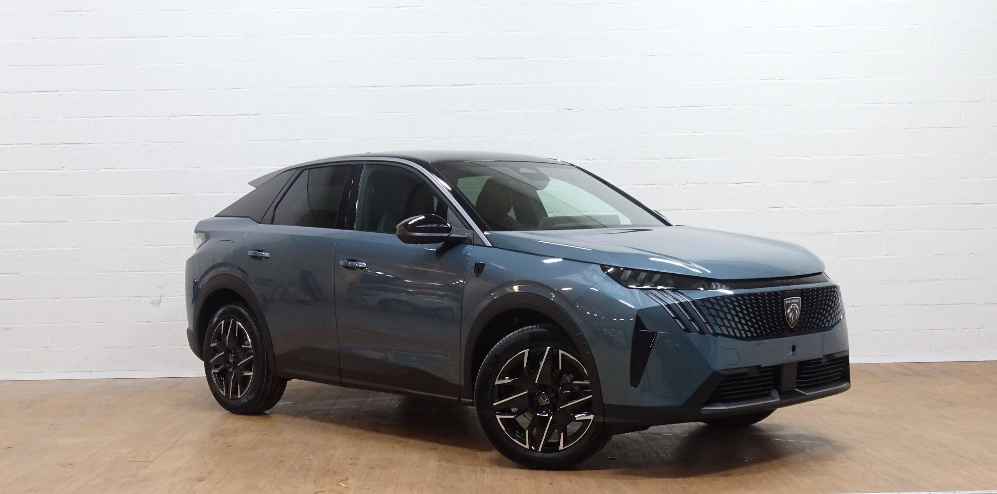 Peugeot 3008 1.2 Hybrid 145 GT+alcantara+pano dak, Auto's, Stof, Gebruikt, 1199 cc, Blauw