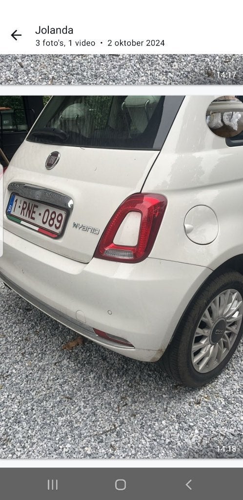 Fiat 500 achterbumper, Auto-onderdelen, Ophalen, Fiat