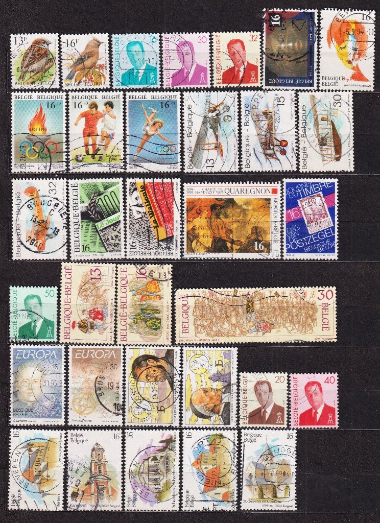 België 1994 volledig jaar gestempeld, Verzenden, Gestempeld, Gestempeld