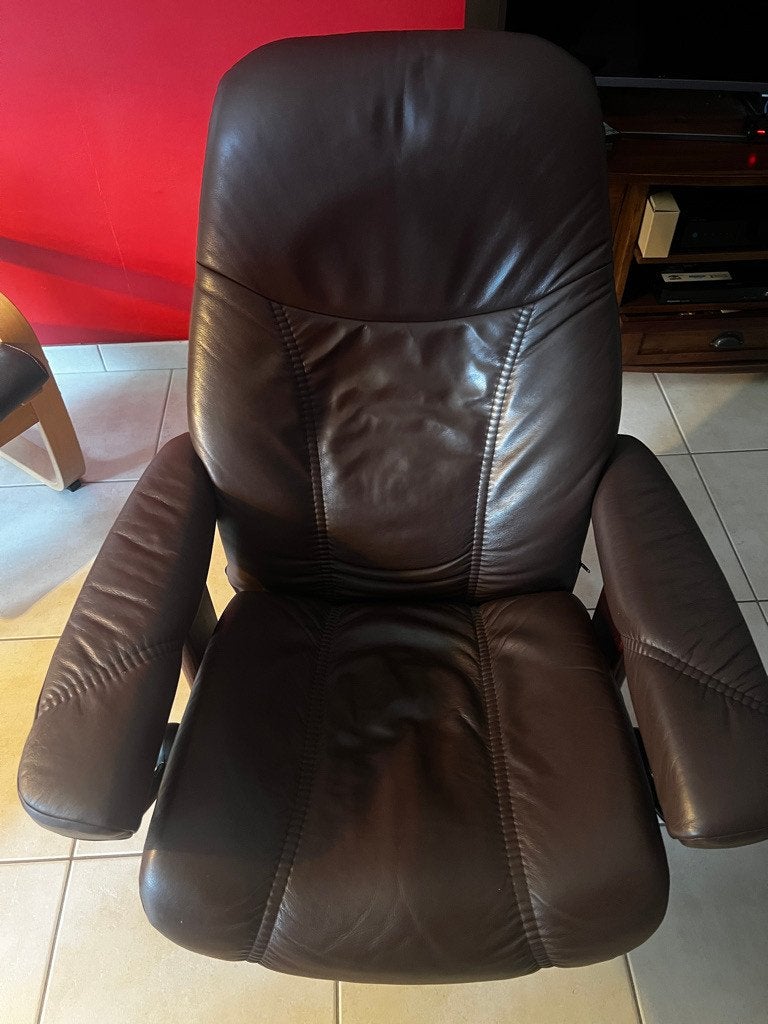 Fauteuil Stressless Ekornes (M) avec repose-pieds, Enlèvement, Comme neuf, Cuir