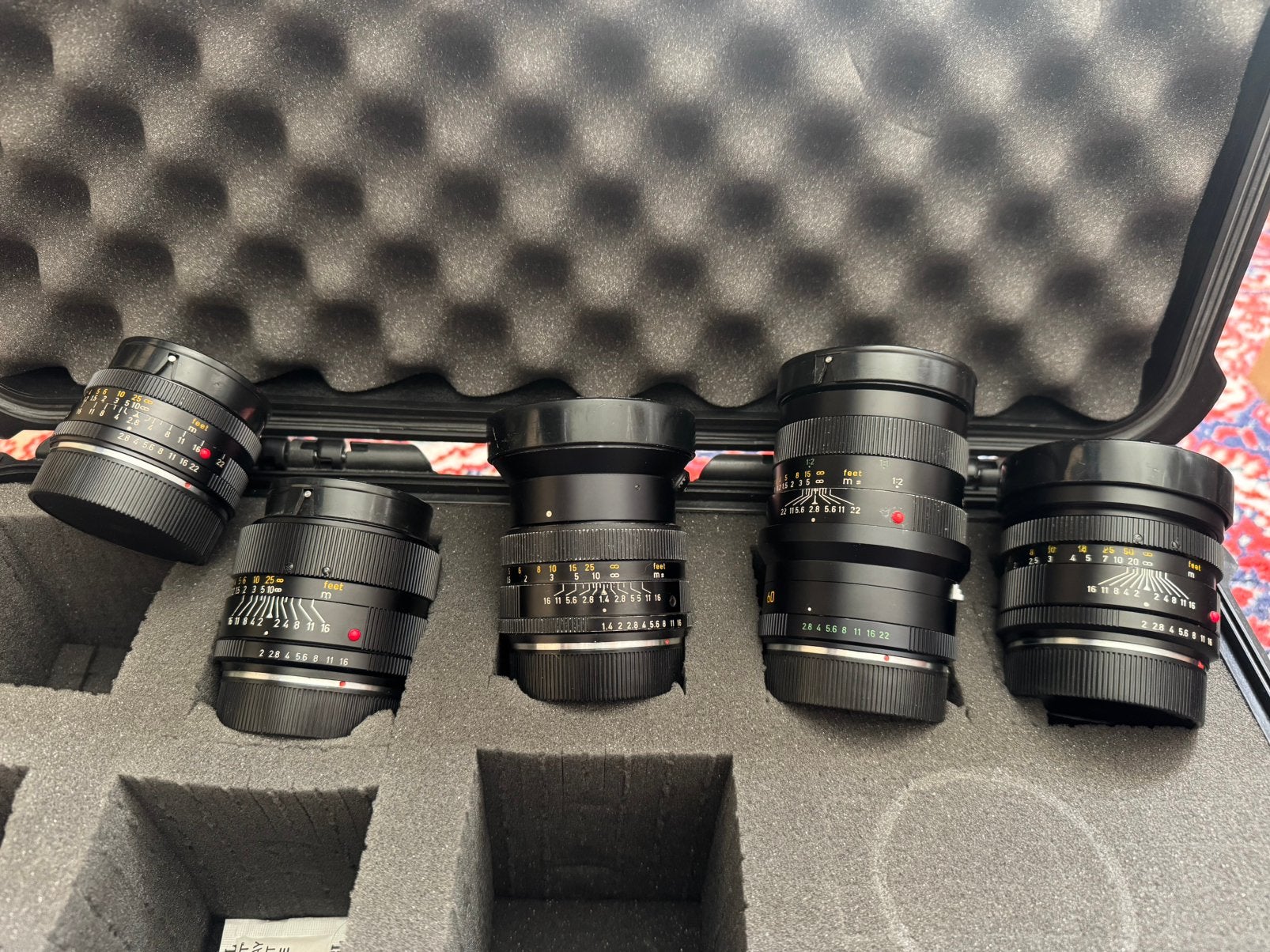 Leica-R Lens Set, TV, Hi-fi & Vidéo, Photo | Lentilles & Objectifs, Utilisé, Leica, Enlèvement ou Envoi