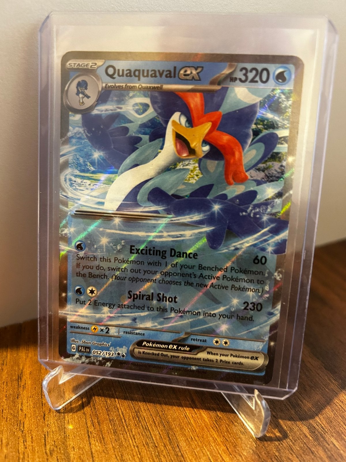 Pokemon quaquaval ex paldea evolved, Enlèvement ou Envoi, Comme neuf, Booster