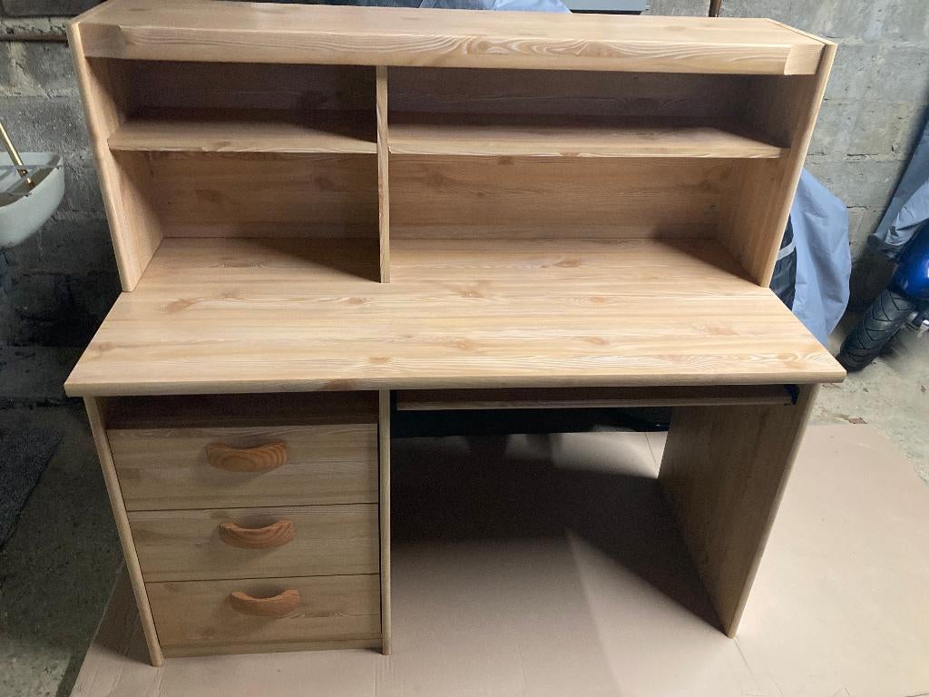 bureau met bijhorende kast, Huis en Inrichting, Opzetstuk, Hout, Ophalen of Verzenden, Zo goed als nieuw