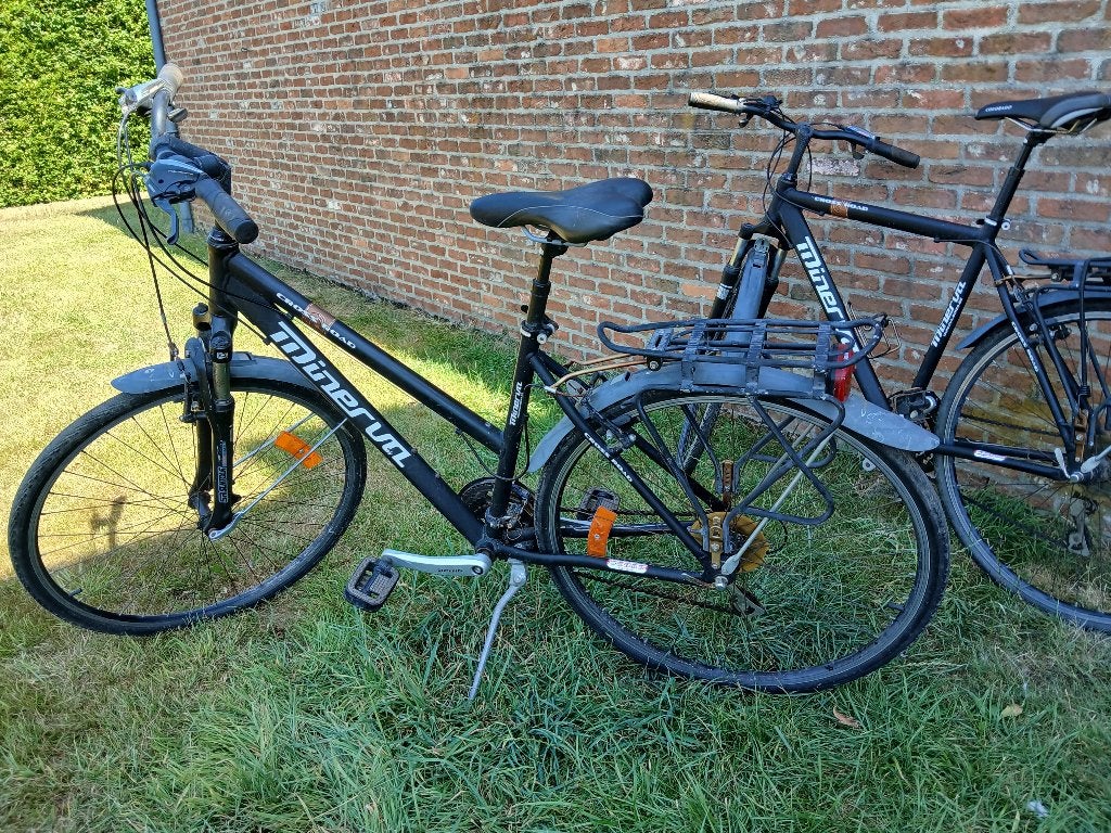 damesfiets en herenfiets minerva, Enlèvement, Comme neuf, Autres marques