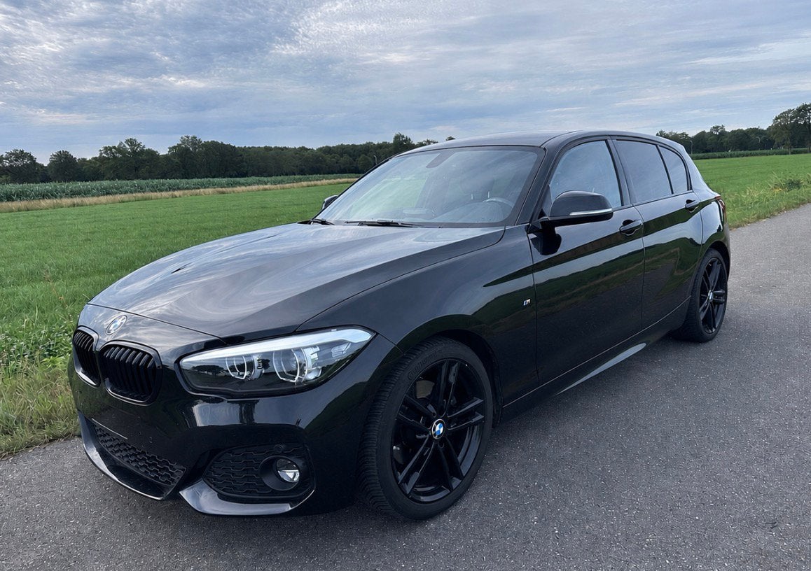 125i, Auto's, BMW, Automaat, 4 cilinders, Zwart, Leder