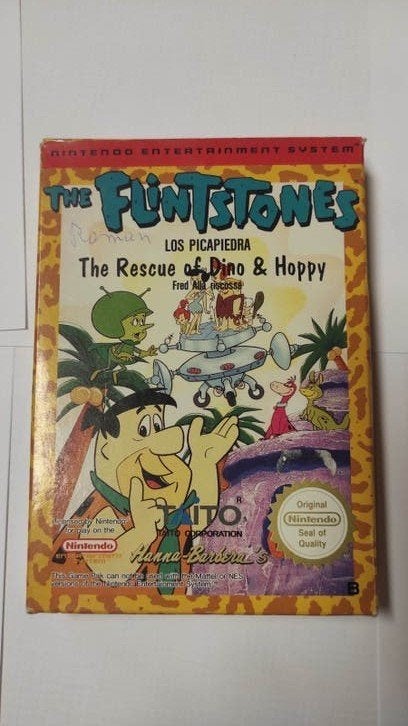 Nintendo NES Top The Flinstones met doosje, Ophalen, Gebruikt, Avontuur en Actie