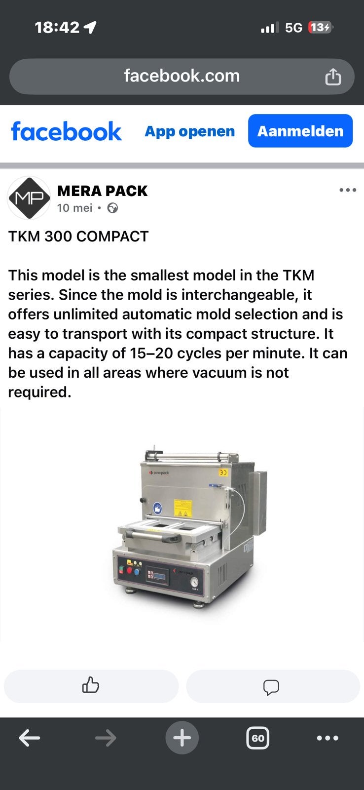 Vacuum seal machine verpakmachines, Ophalen, Nieuw in verpakking, Transport en Opslag