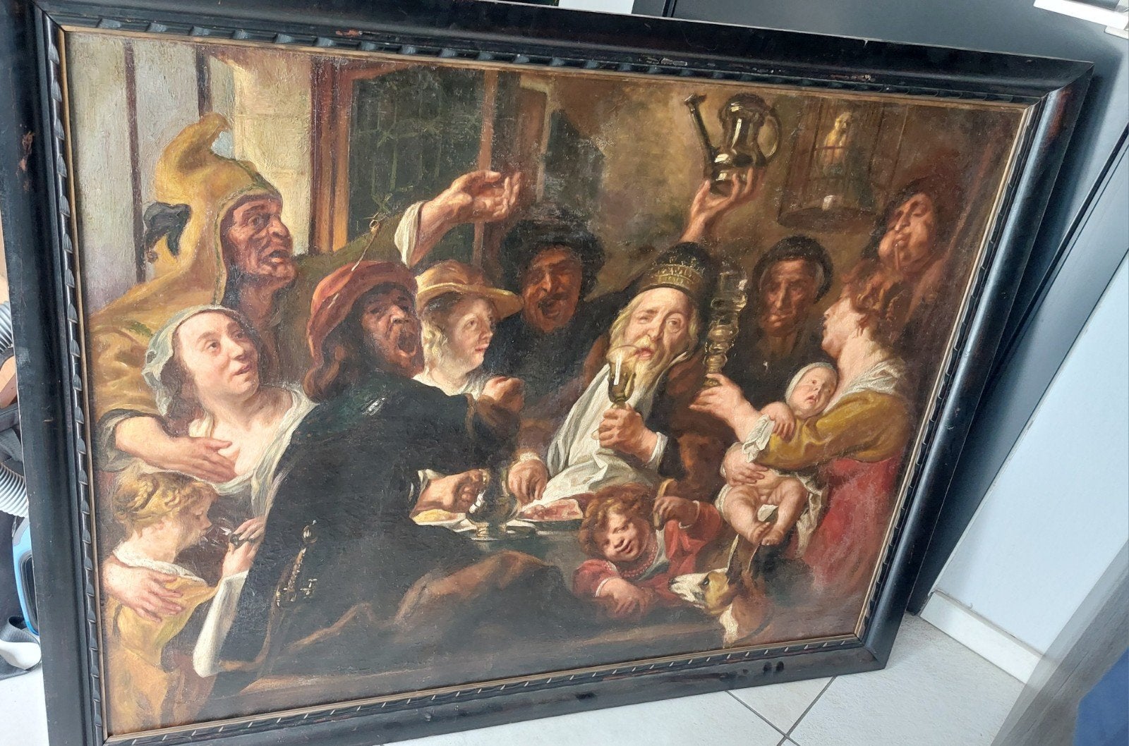 schilderij, Antiek en Kunst, Ophalen, Gesigneerd