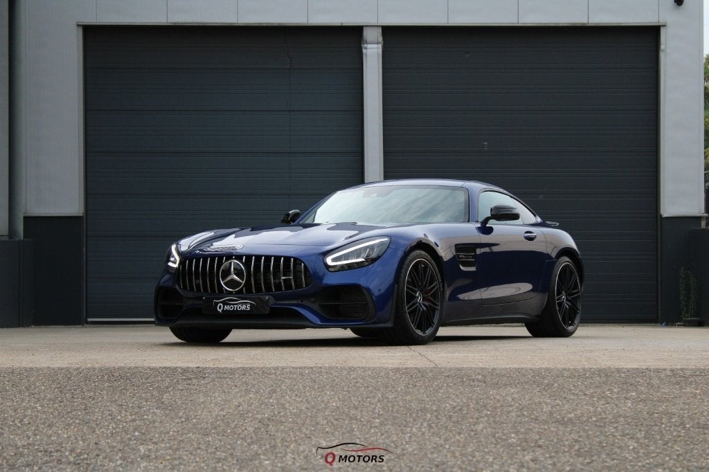 Mercedes-Benz AMG GT S-KEYLESS-ACC-CARPLAY-BTW, Auto's, Mercedes-Benz, Automaat, Achterwielaandrijving, Blauw, Parkeerassistent