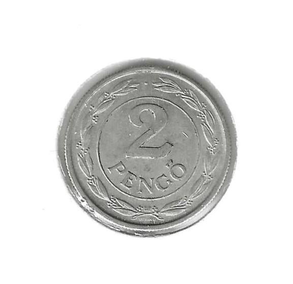 Hongarije, 2 Pengo 1943., Postzegels en Munten, Ophalen of Verzenden, Hongarije, Losse munt