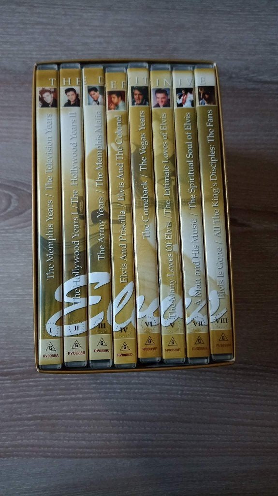 Elvis 8 dvdbox, The definitive collection 25th anniversary,, Enlèvement ou Envoi, Anglais, Autres genres, Néerlandais