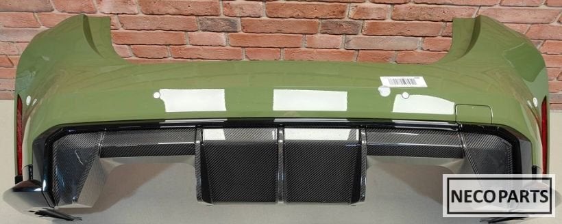 BMW M4 G82 G83 CARBON ACHTERBUMPER BUMPER COMPLEET ORIGINEEL, Arrière, -, Utilisé, -
