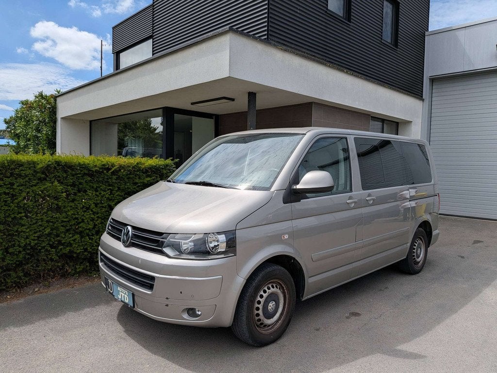 Volkswagen Transporter Multivan 2.0 CR TDi Comfortline 102PK, Autos, Achat, Entreprise, 7 places, Beige