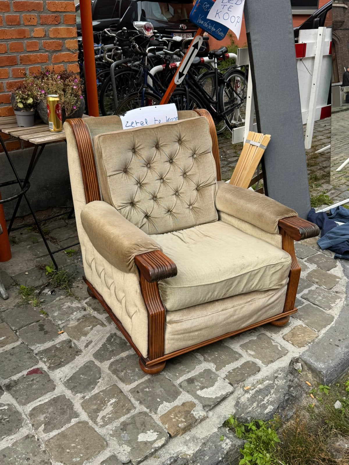 Klassieke zetel, Ophalen, Zo goed als nieuw