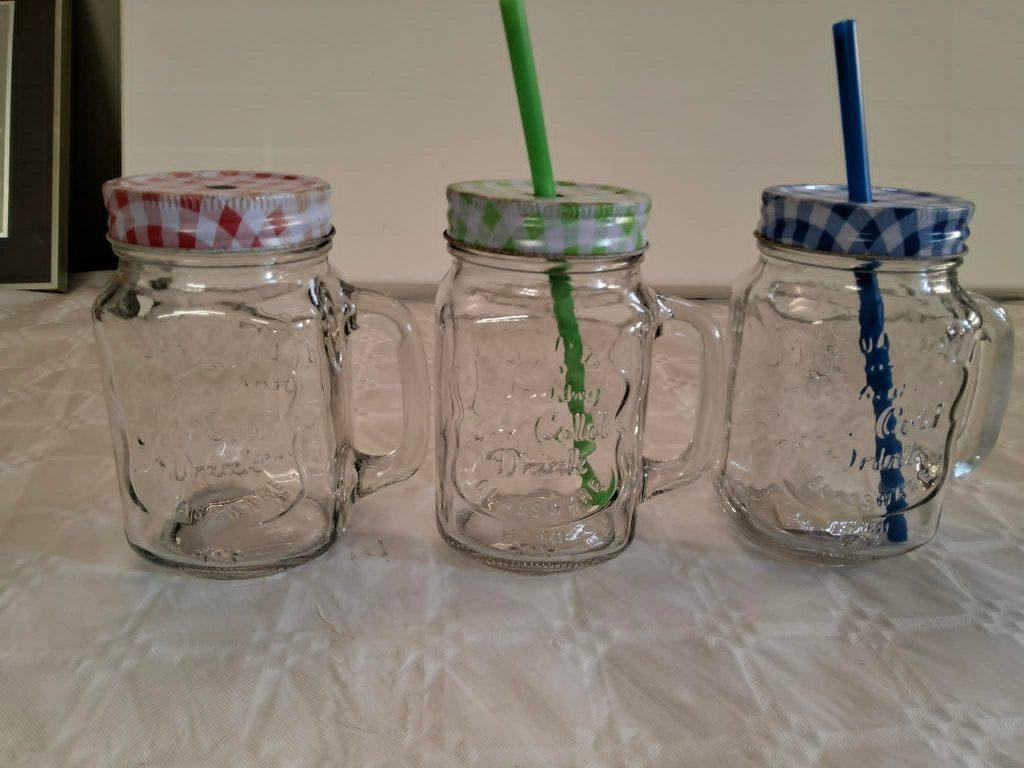 glasbeker, Ophalen