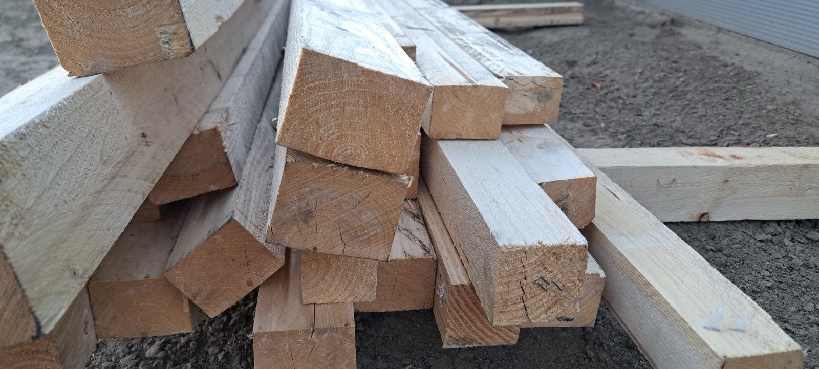 Hout balken 3 meter, Tuin en Terras, Terrasdelen en Vlonders, Ophalen of Verzenden, Hout