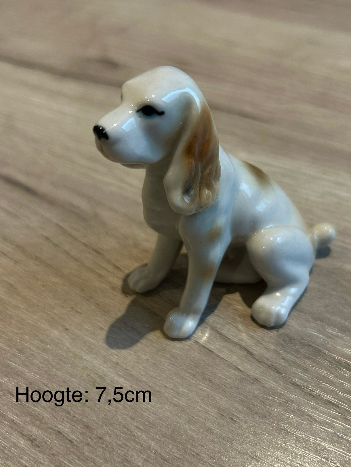 Beeldje zittende hond, Ophalen of Verzenden, Zo goed als nieuw, Hond of Kat, Beeldje of Figuurtje