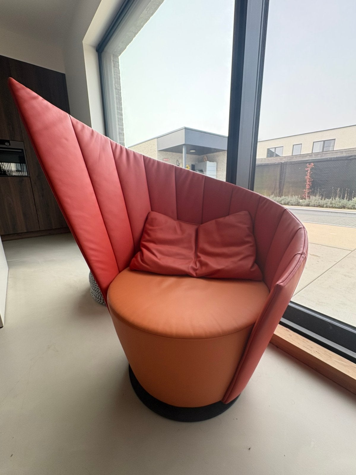 Chaise en cuir Jori, Maison & Meubles, Enlèvement, Comme neuf