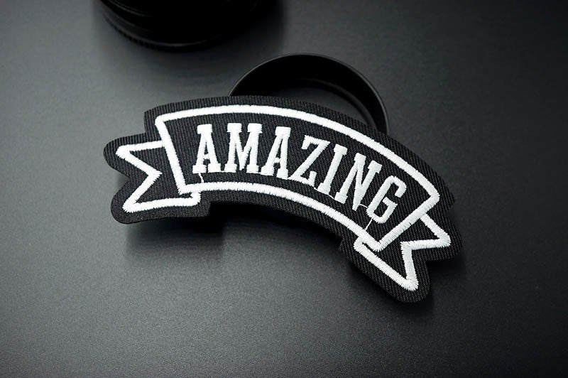 Patch biker - AMAZING - 35 x 105 mm, Ophalen of Verzenden, Nieuw
