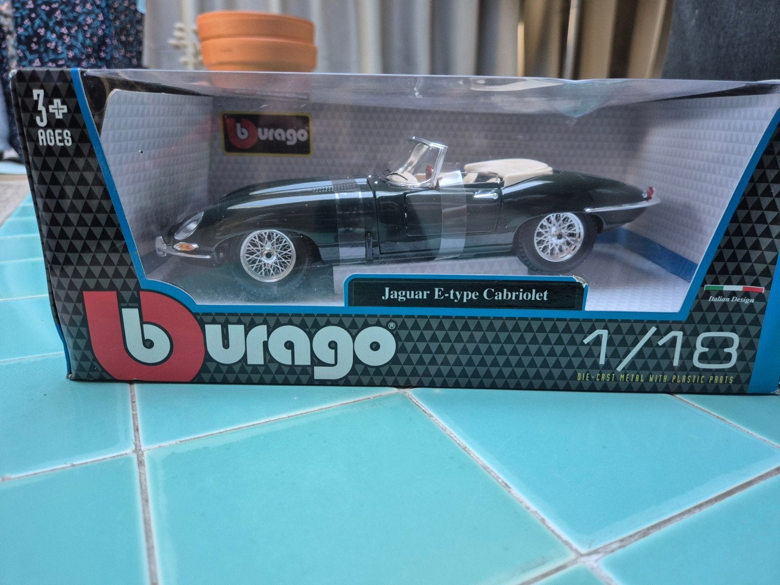 burago Jaguar E-type Cabriolet, Enlèvement, Burago