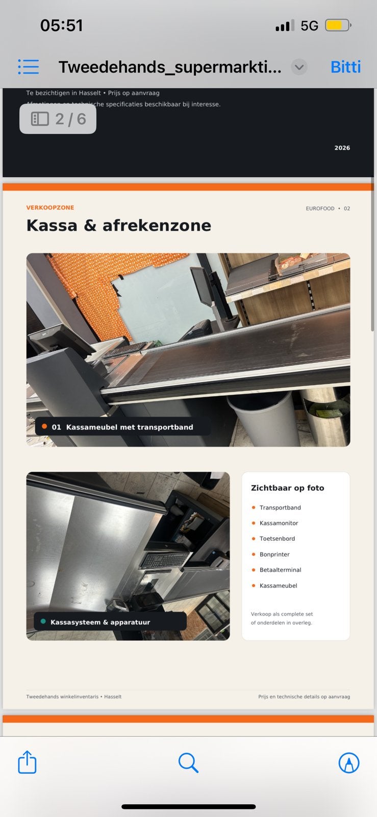 Équipement de magasin, Enlèvement, Comme neuf