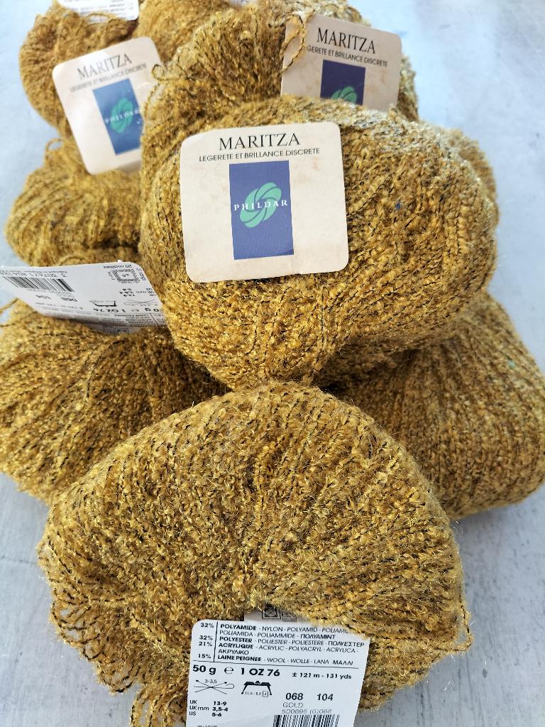 Pelote de laine Phildar Maritza doré( 10 pelotes) C5, Enlèvement ou Envoi