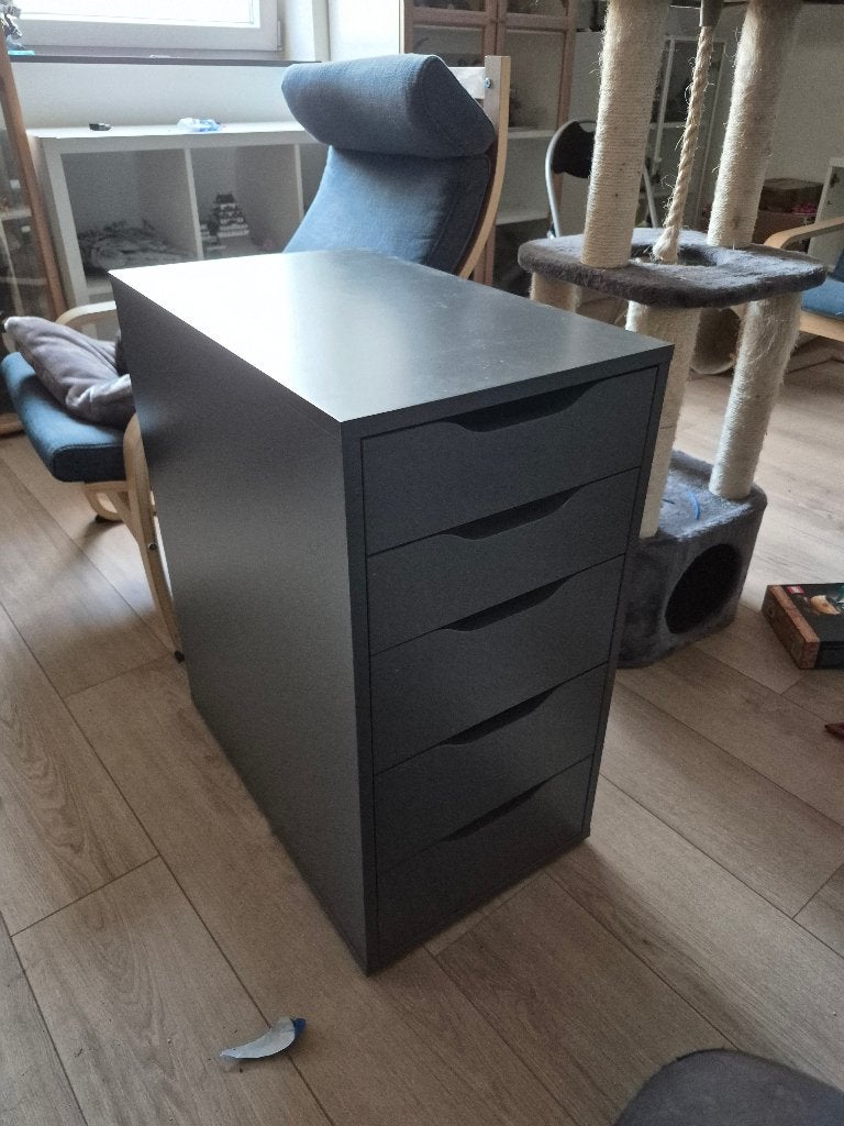 Ikea Alex Ladekast, Maison & Meubles, Armoires | Commodes, 5 tiroirs ou plus, Moins de 100 cm, Enlèvement, Utilisé