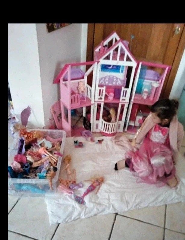 lot maison camping barbie, Enlèvement