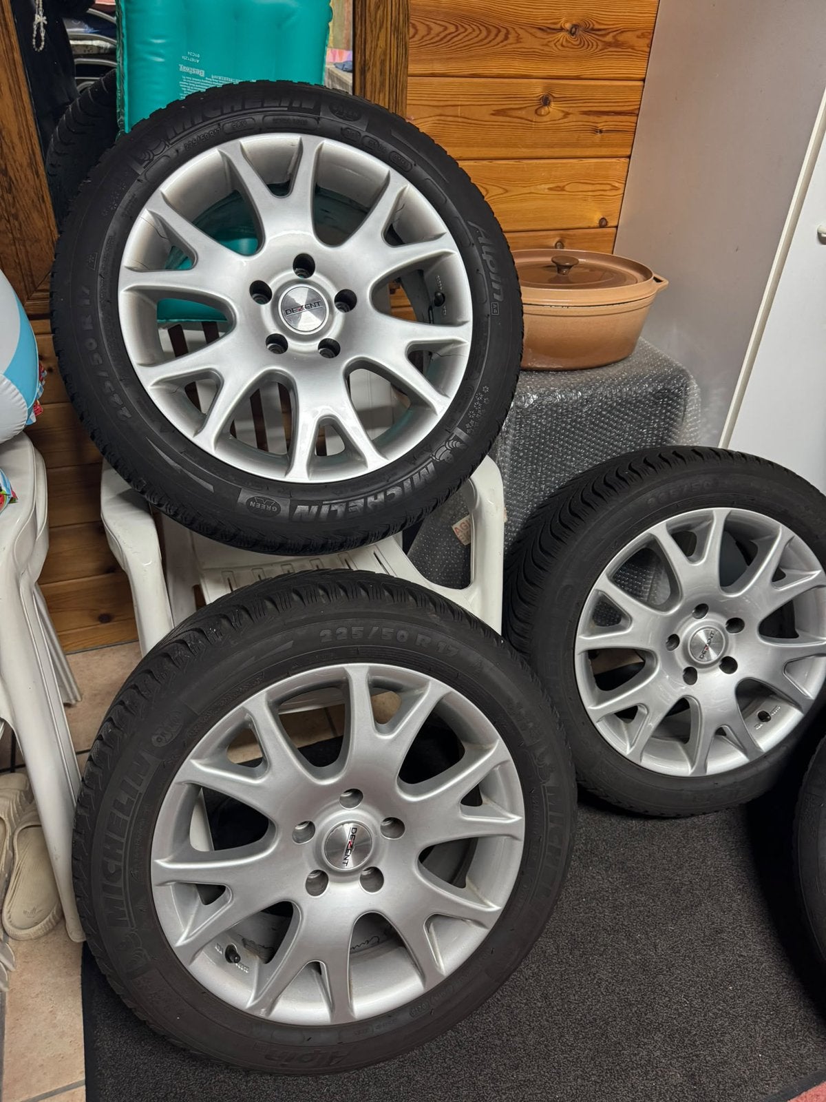 Winterbanden Michelin 4stuks, Autos : Pièces & Accessoires, Pneus hiver, Véhicule de tourisme, Autre, Pneu(s)