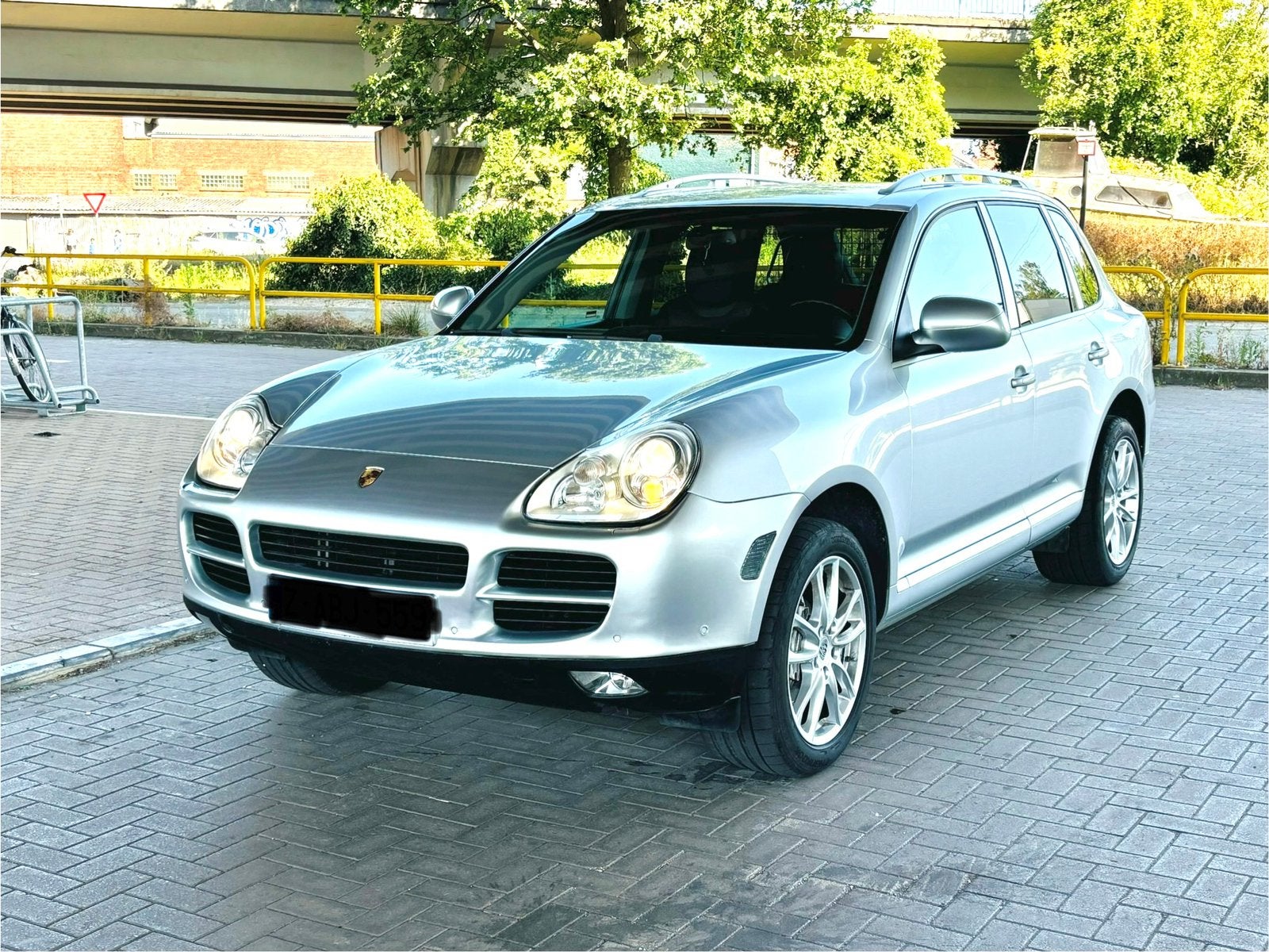 Porsche cayenne 3.2 lichte vracht 4 zit gekeurd, Cuir, Achat, Entretenue par le concessionnaire, Noir
