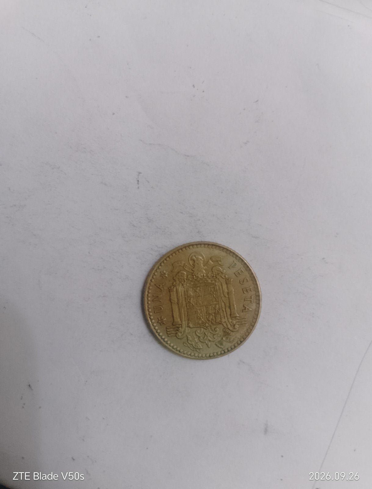 munt spain 1975, Ophalen of Verzenden