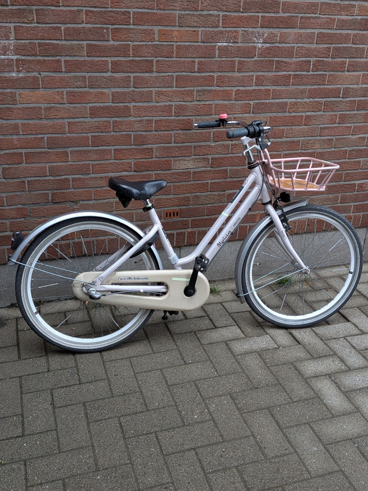 Meisjesfiets 24 inch Alpina, Ophalen, Terugtraprem, Alpina, Handrem