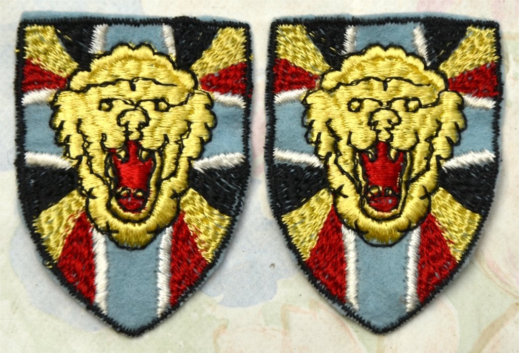 KOREA BATALJON 1950-1954, Originele ABL Patches SET 2X, Enlèvement ou Envoi, Armée de terre, Emblème ou Badge