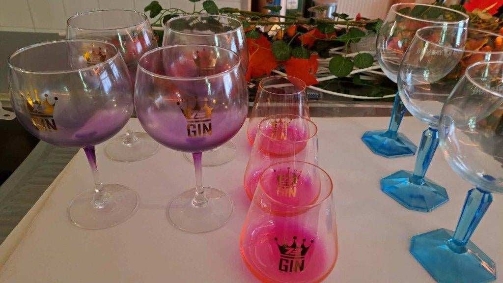 Gin glazen S72 en Bombay Sapphire, Verzamelen, Ophalen, Zo goed als nieuw, Overige typen