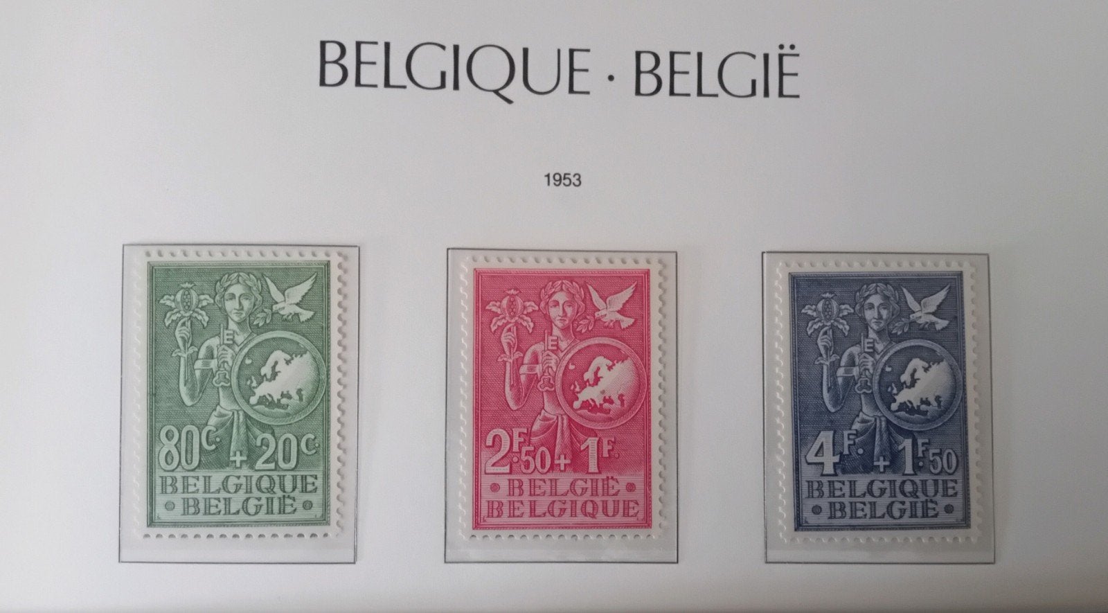 Timbres de Belgique n 927/929** lot 198P, Enlèvement ou Envoi, Neuf