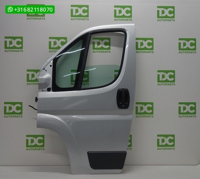 Fiat Ducato ('06-'19) Voorportier links zilvergrijs, Gebruikt, Fiat, Deur, Voor