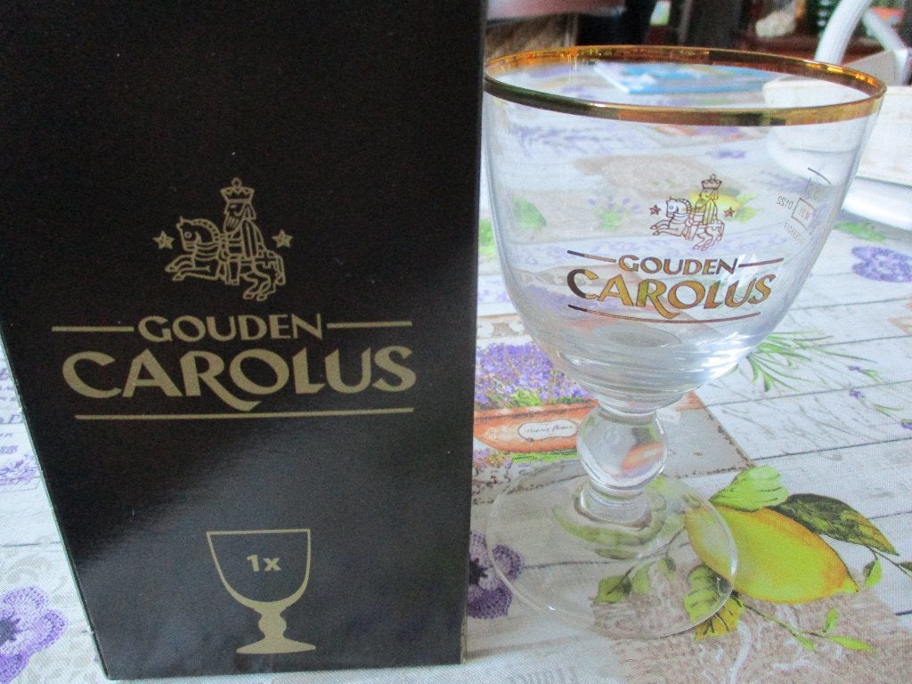 Proefglas Gouden Carolus nieuw in doos, Ophalen of Verzenden, Nieuw, Glas of Glazen, Overige merken