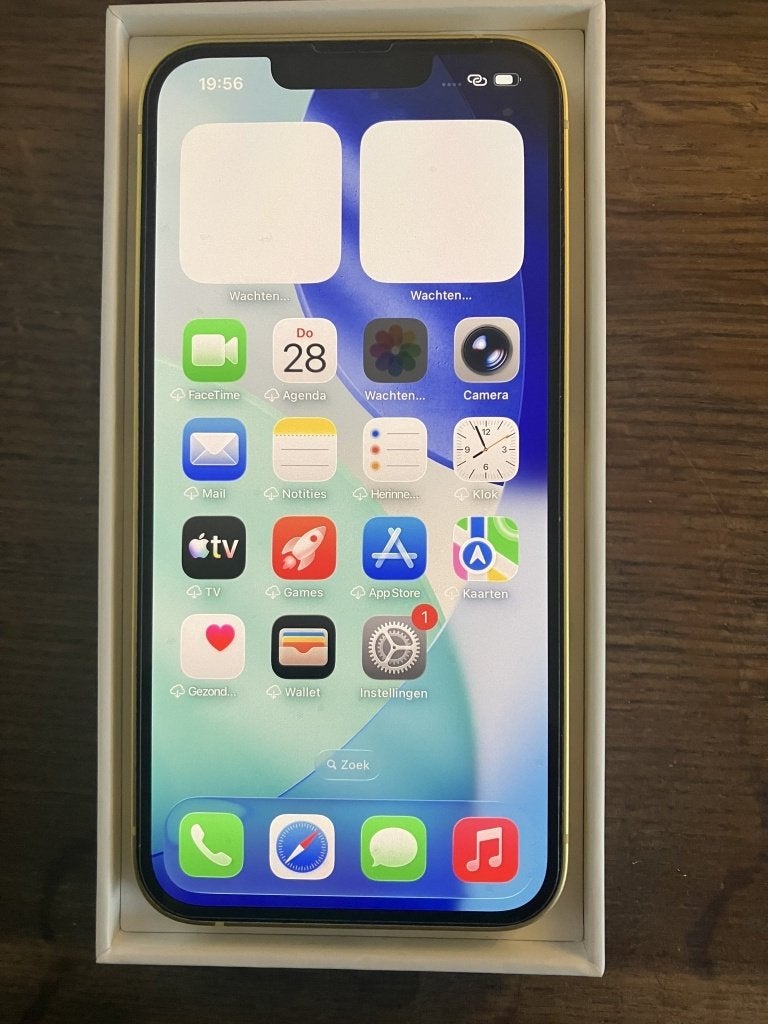 iPhone 14 128GB Jaune 87%, Télécoms, 128 GB, Comme neuf, 87 %, Sans abonnement
