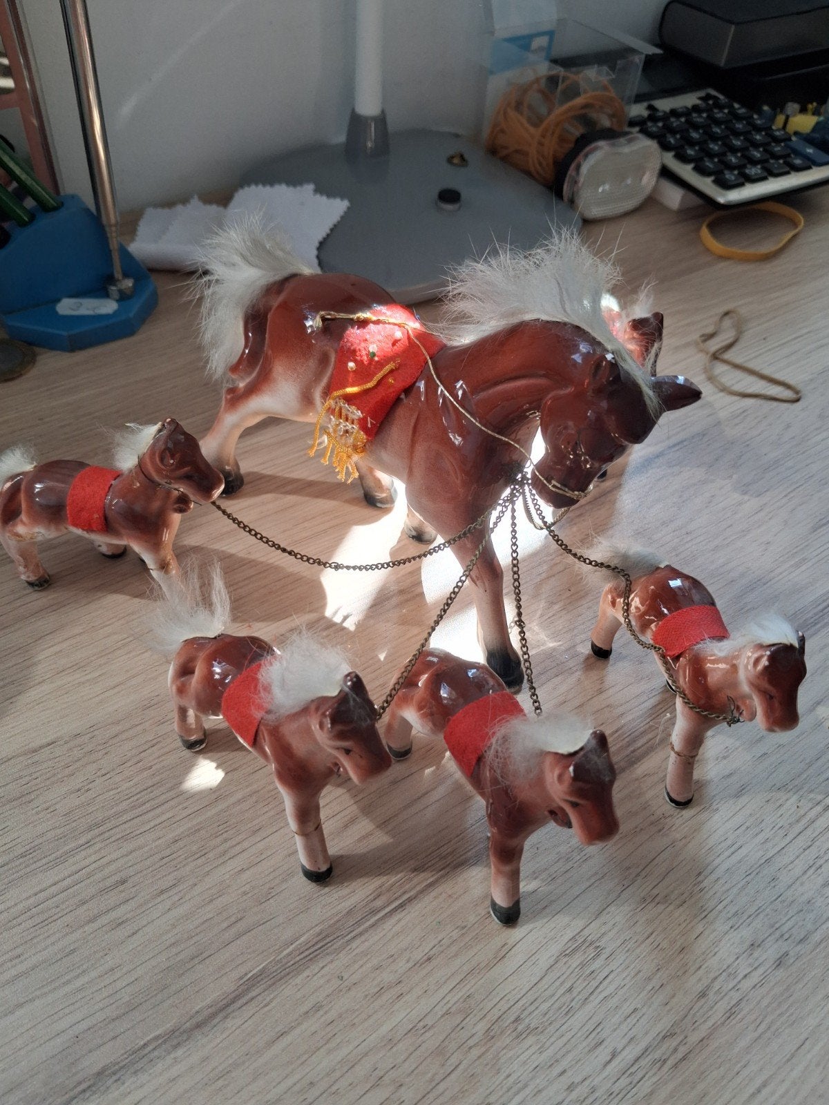 Paardjes met merrie., Dieren en Toebehoren, Paarden, Merrie