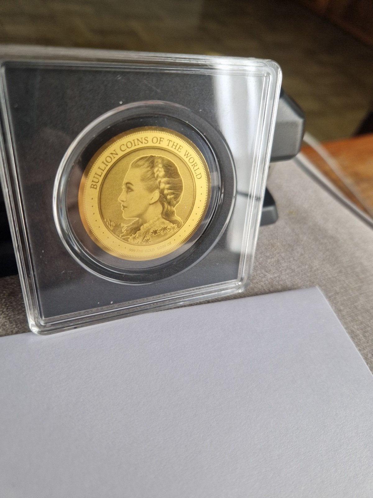 Republiek Tsjaad 24 karaat 1/200 ounce goud, Antiek en Kunst, Ophalen of Verzenden, Goud