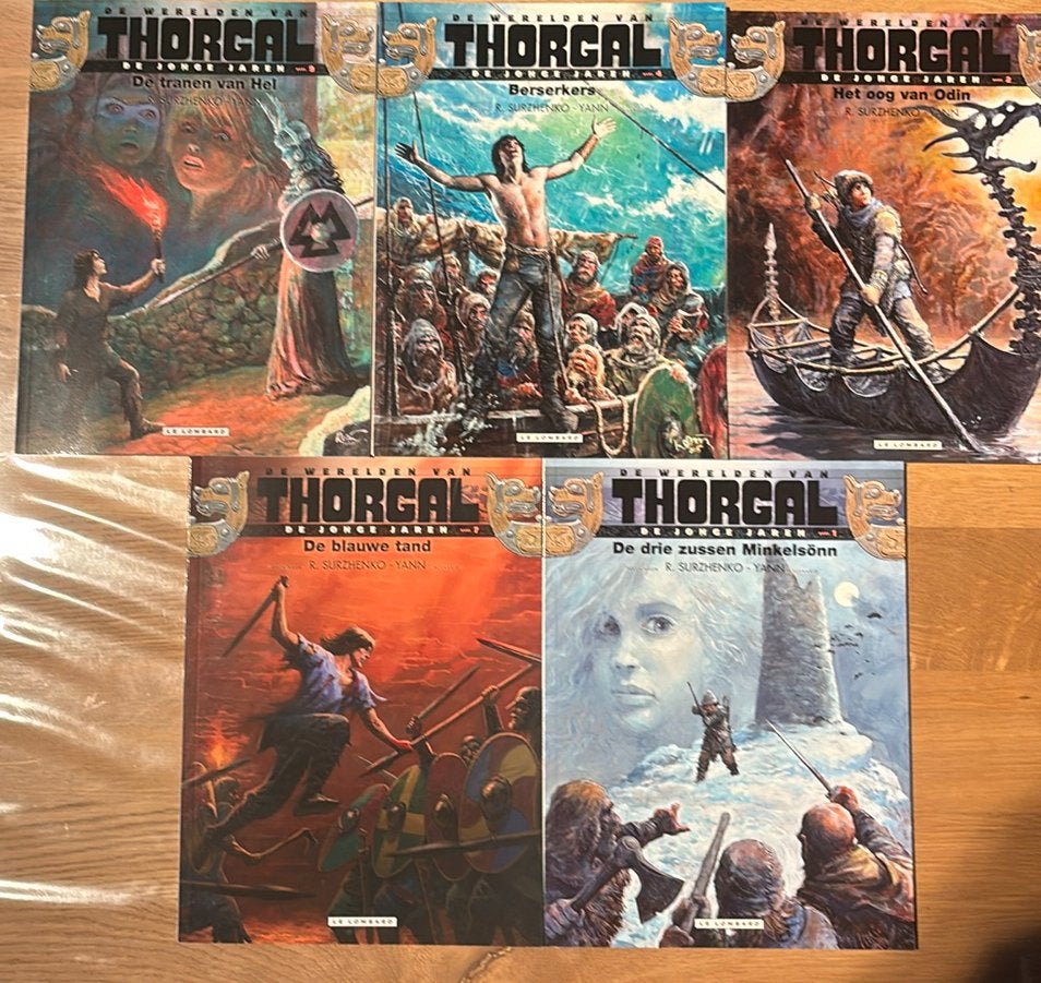 Thorgal : de jonge jaren :1, 2, 4, 7 & 9, Boeken, Meerdere stripboeken, Ophalen of Verzenden, Nieuw