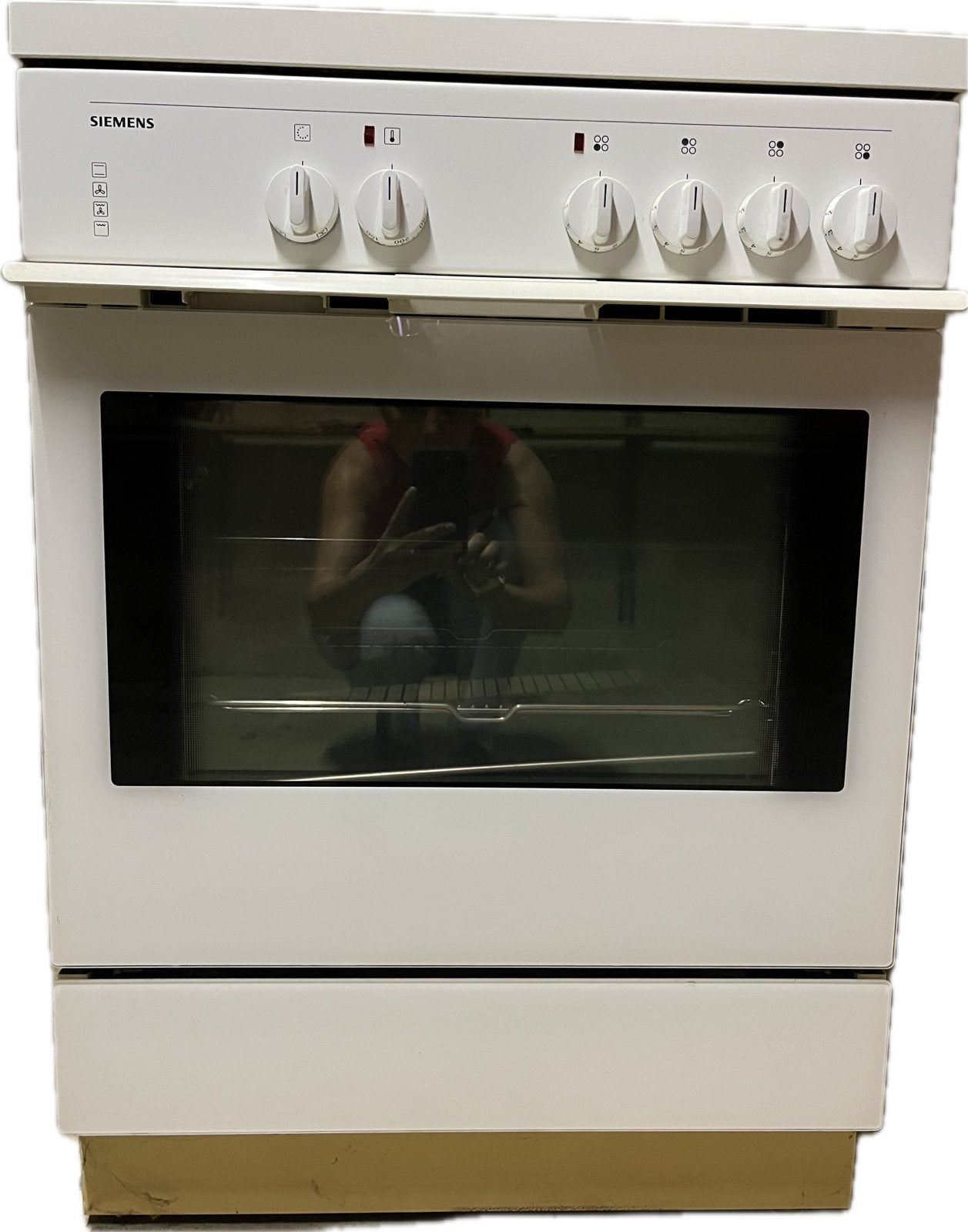 Siemens elektrisch fornuis van keramisch glas, Ophalen, Zo goed als nieuw, Elektrisch
