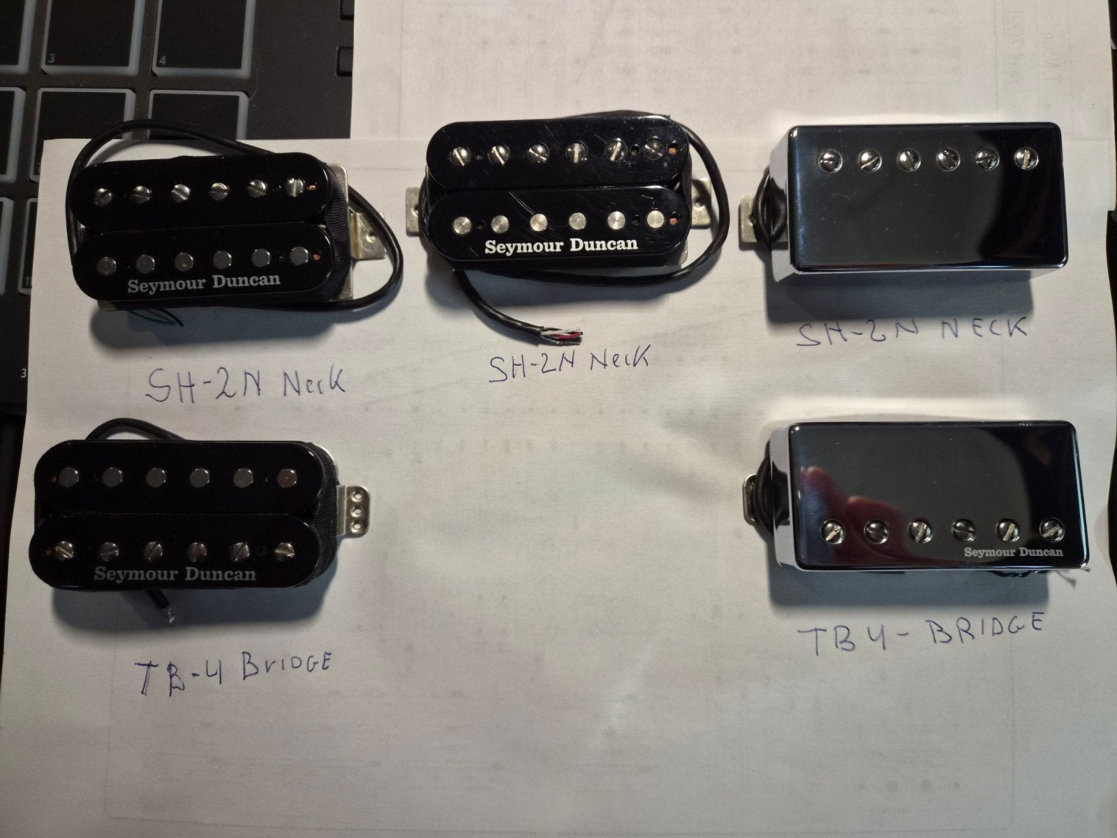Seymour duncan ,SH-2N &TB4, Muziek en Instrumenten, Ophalen of Verzenden, Zo goed als nieuw, Elektrische gitaar