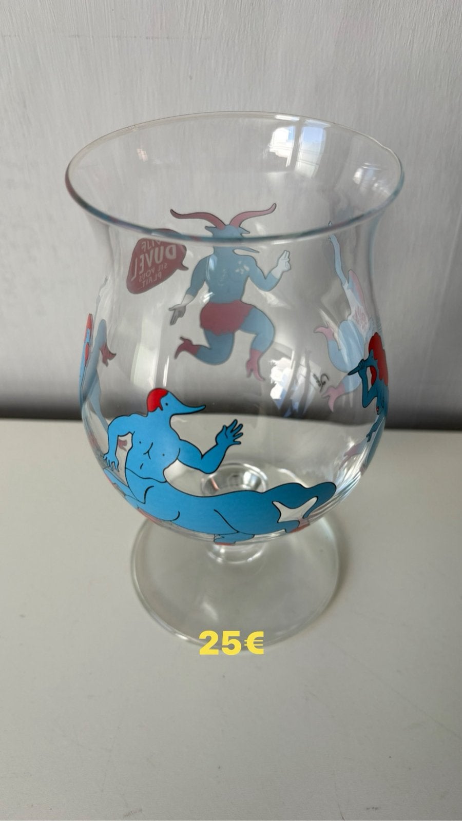 DUVEL verzamelglas, PIET PARRA 2010, Verzamelen, Glas en Drinkglazen, Ophalen of Verzenden, Zo goed als nieuw