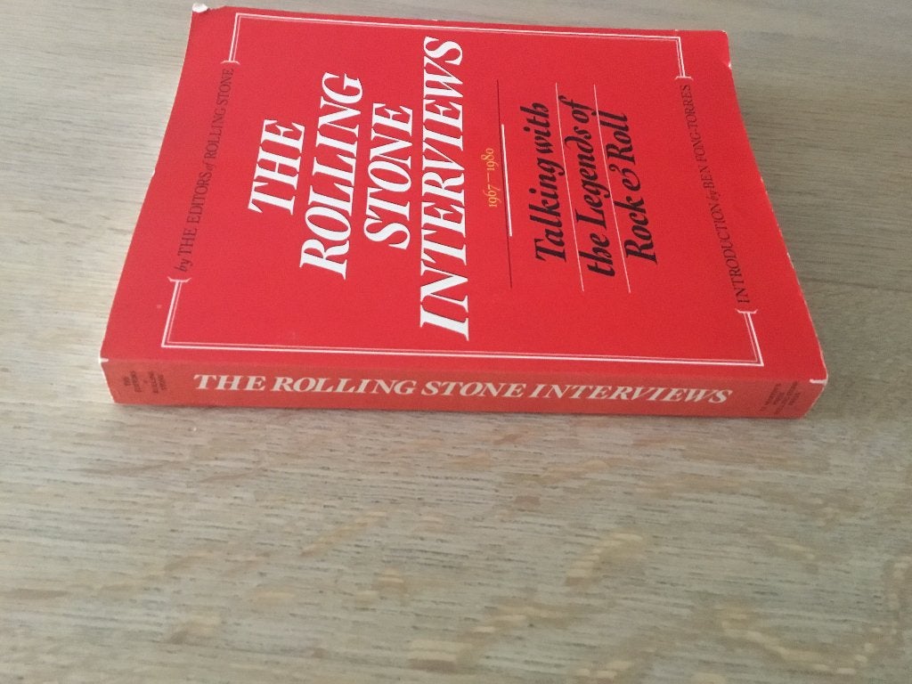 Muziekboek The Rolling Stone interviews 1967-1980, Livres, Musique, Enlèvement, Utilisé, Artiste